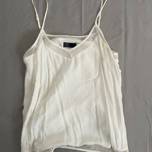 Gap white lined  camisole